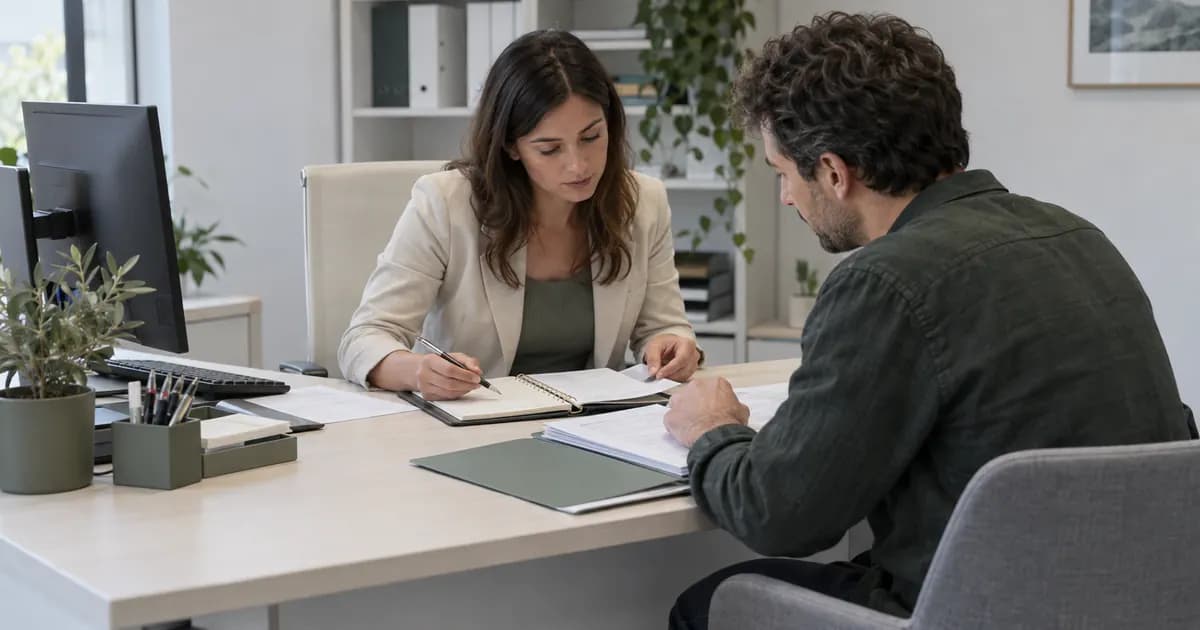 Preparación de documentación para una gestión presencial de tráfico