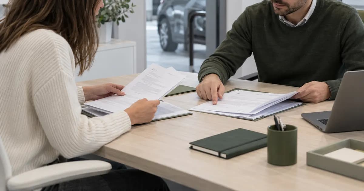 Comprador y vendedor revisan el reparto de gastos de la compraventa